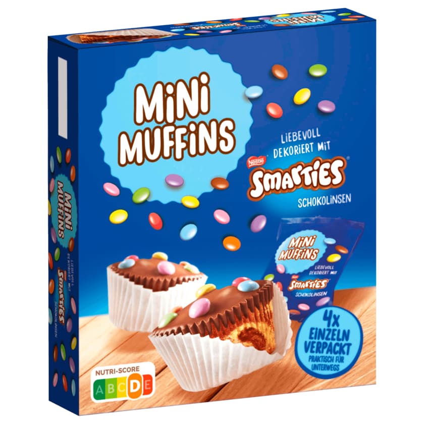 Nestlé Smarties Mini Muffins 4x30g